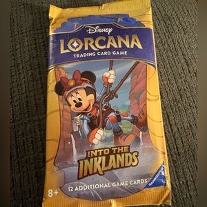 Disney Lorcana Card Game Pack - 12 Cards